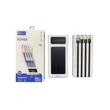 Solar Power Bank 10000mAh Original With 3 Gifts - Black Mark Store