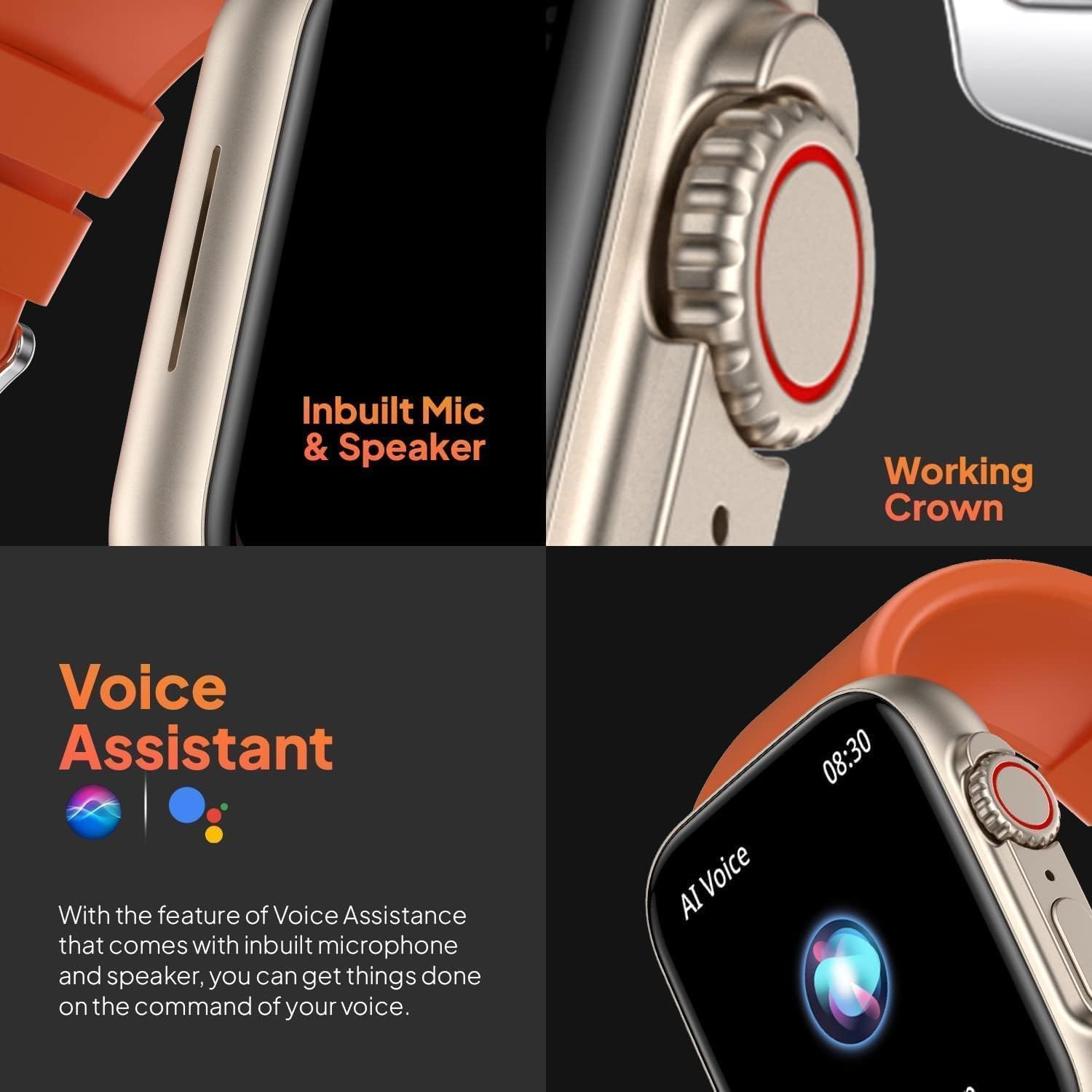 T900 Ultra 2 Smart Watch With 3 Gifts - Black Mark Store