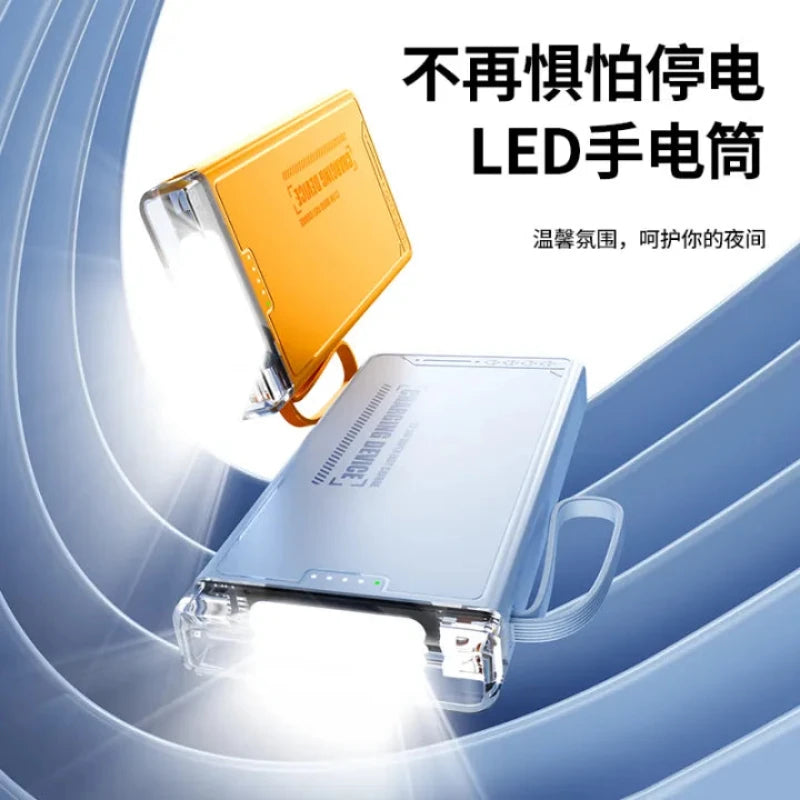 Power Bank 10000 mAh Original Led With 3 Gifts - Black Mark Store