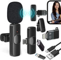 K8 Wireless Microphone 2 IN 1 With 3 Gifts - Black Mark Store