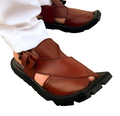 Jeep Sole Peshawri Chappal - Black Mark Store