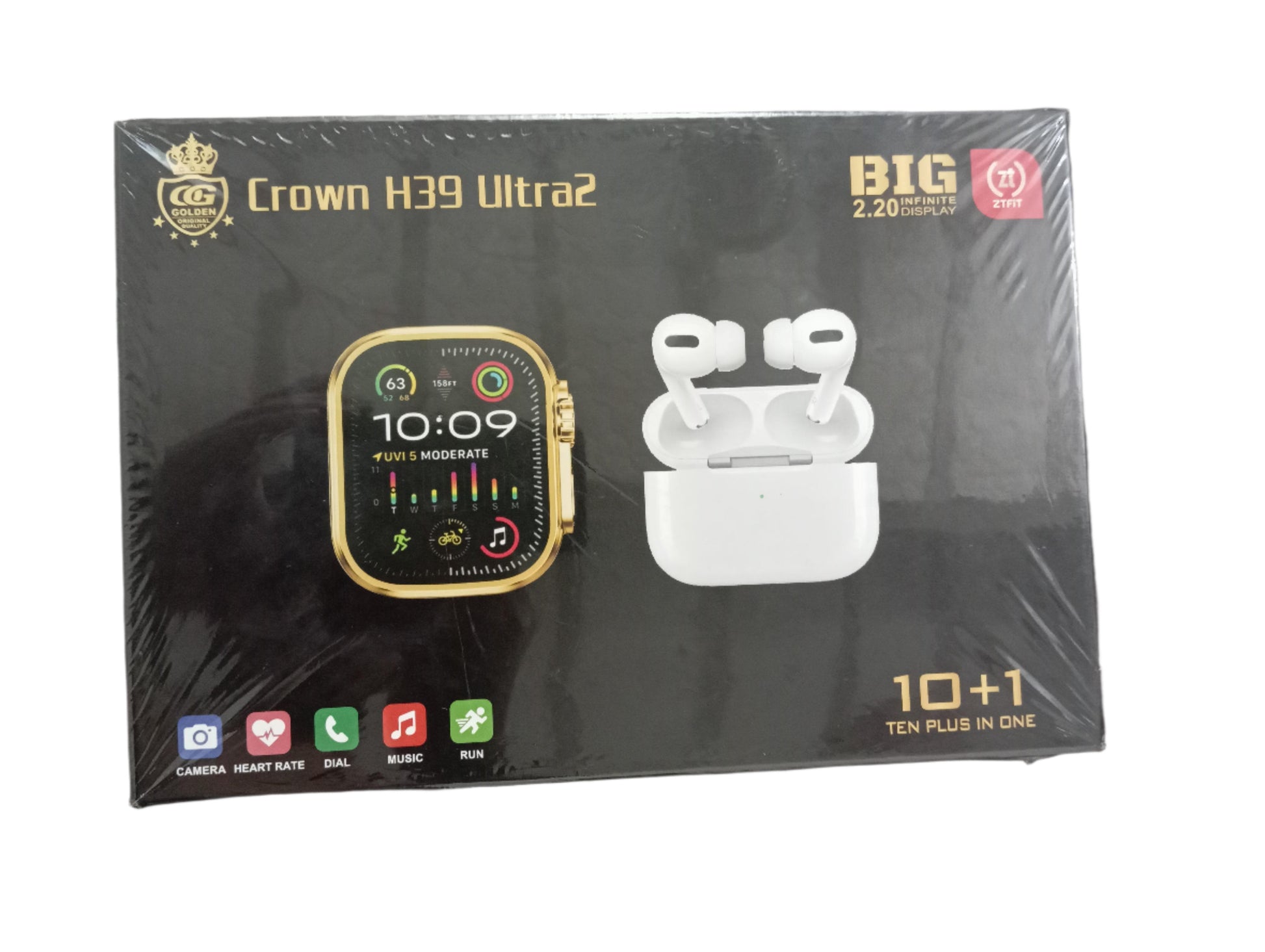 Crown H39 Ultra Gold Edition With 3 Gifts - Black Mark Store