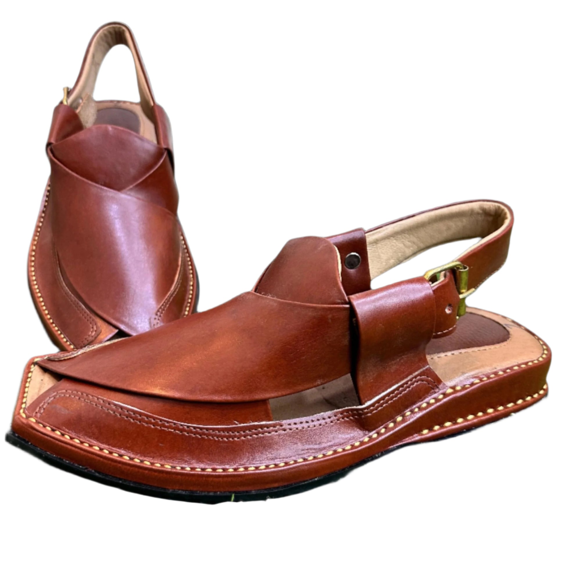 Zalmi Peshawri Chappal - Black Mark Store