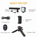 Vlogging Video Making Kit With 3 Gifts - Black Mark Store