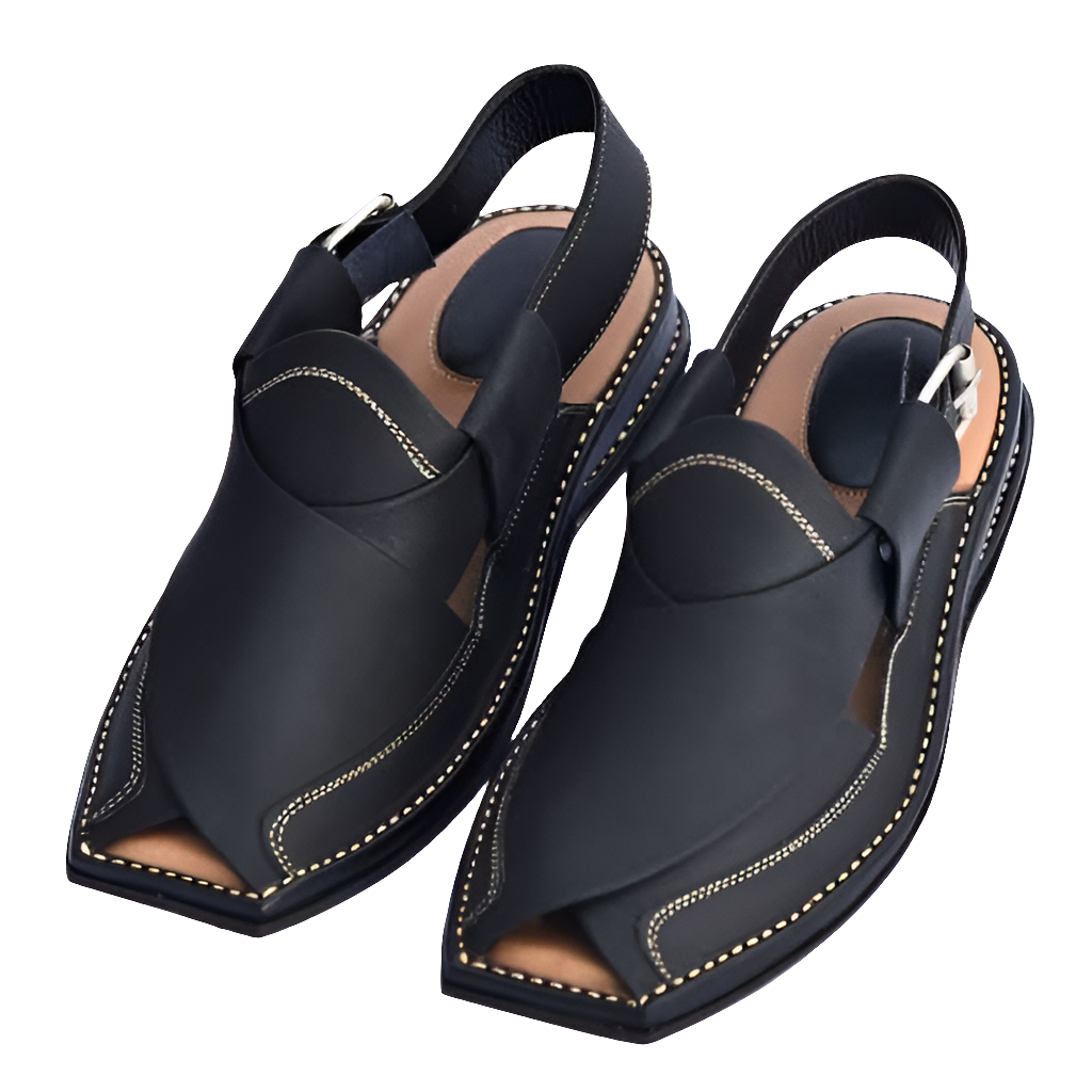 Zalmi Peshawri Chappal - Black Mark Store