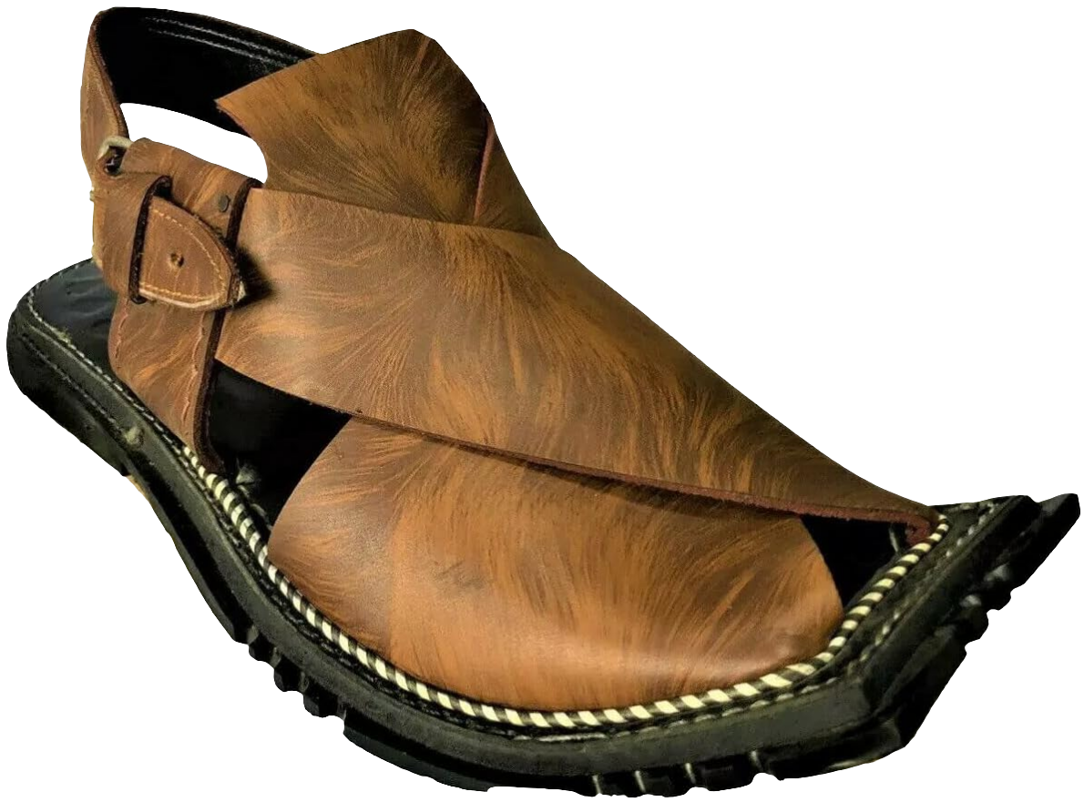 Jeep Sole Peshawri Chappal - Black Mark Store