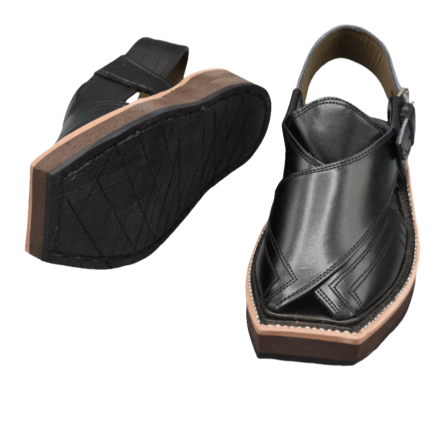 Kaptan Peshawri Chappal - Black Mark Store